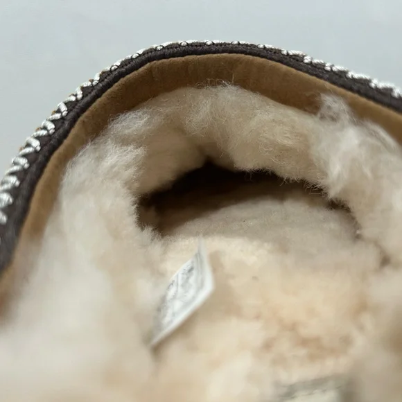 UGG Tasman ll Chestnut Suede Slip-On Slipper size 9 LIKE NEW - Picture 12 of 14